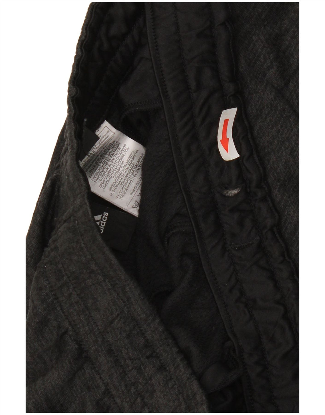 Adidas Træningsdragtsbukser til mænd Large Black Flecked Polyester