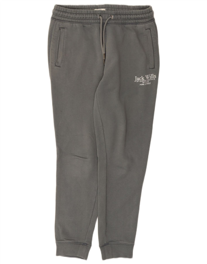 Jack Wills Herre Grafisk Slim Fit træningsdragt Bukser Joggers Medium Grå