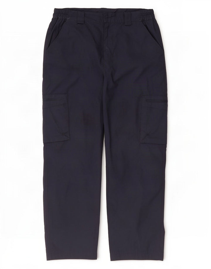 Mountain Warehouse Straight Cargo bukser til mænd W32 L27 Marineblå polyester