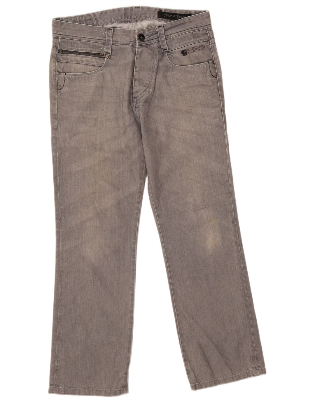 Jack & Jones Straight Jeans til mænd W33 L29 Grå