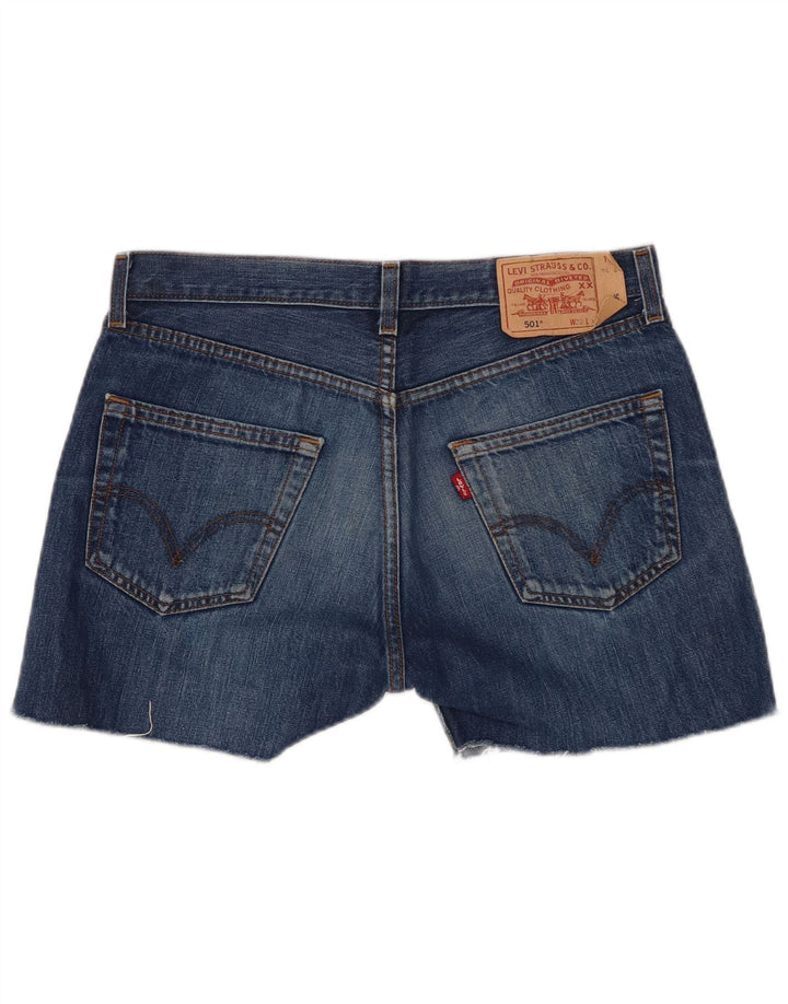 LEVI'S Mens 501 Denim Shorts W32 Medium Blue Cotton