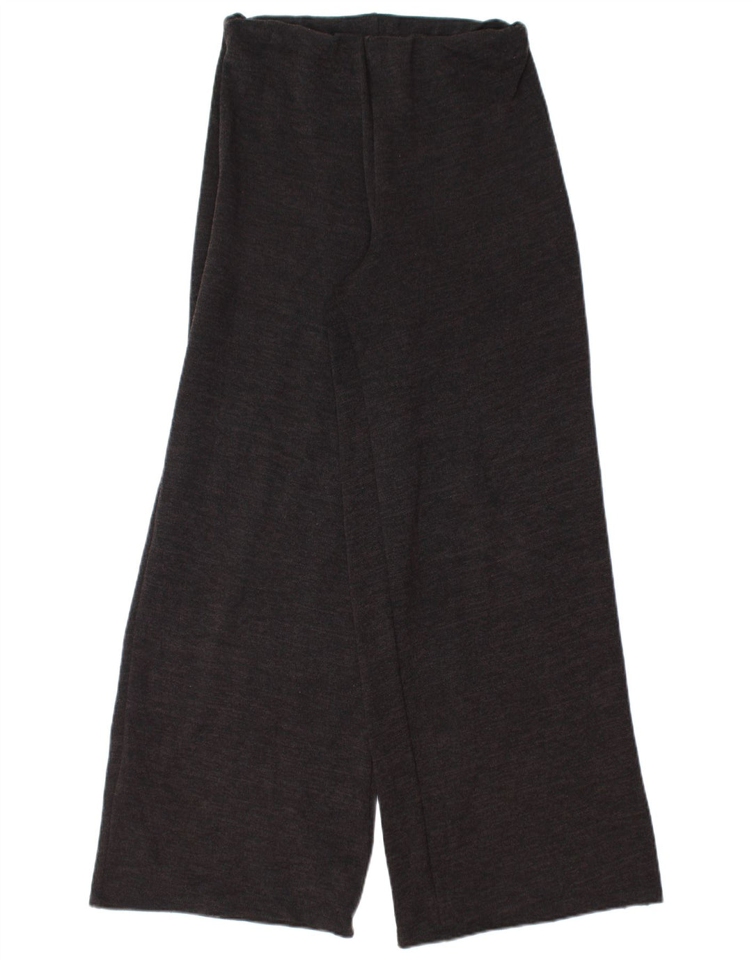 Zara kvinders brede ben Casual bukser Small W26 L30 sort polyester