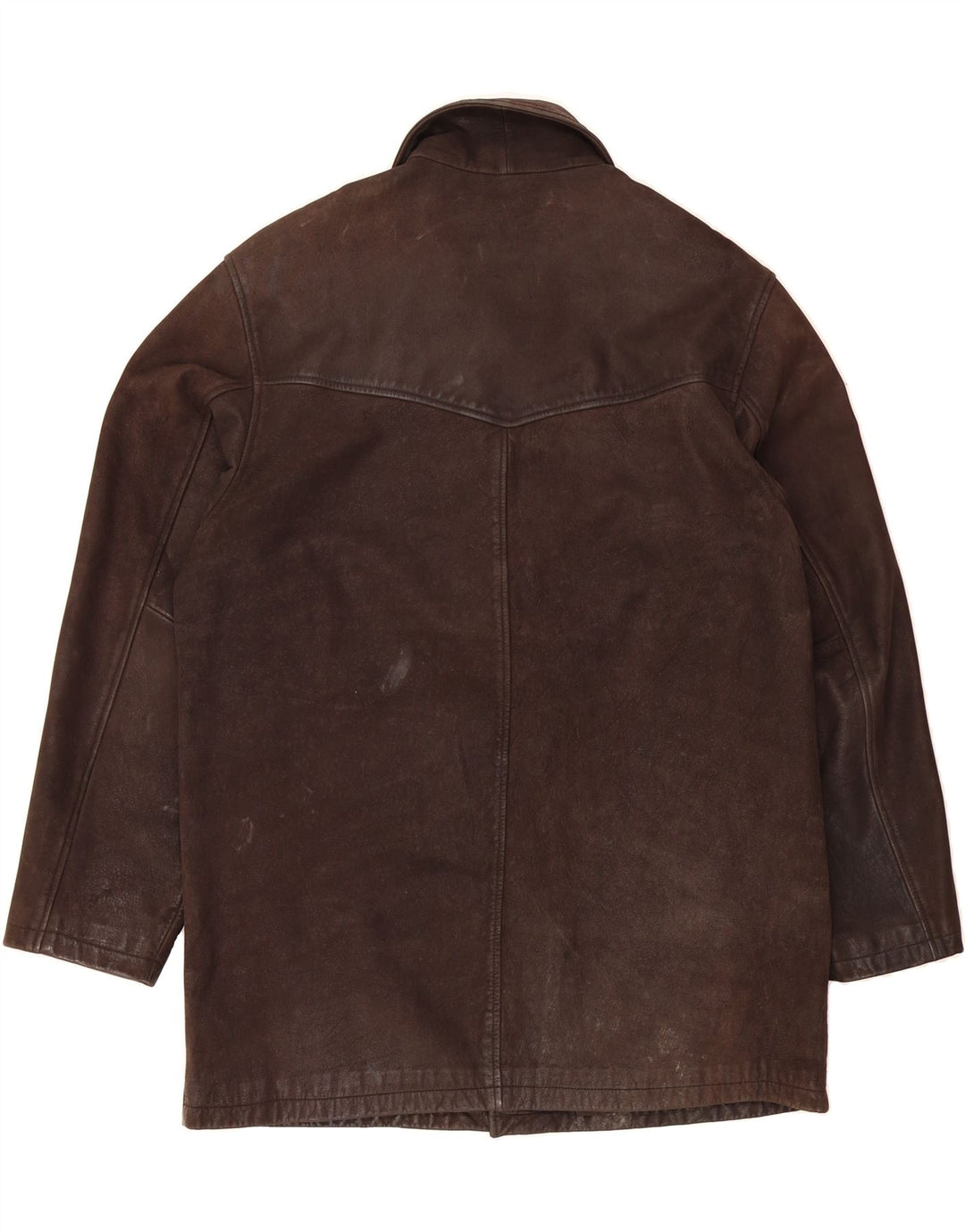 KARTEL Mens Leather Jacket UK 40 Large Brown Leather Vintage Kartel and Second-Hand Kartel from Messina Hembry 