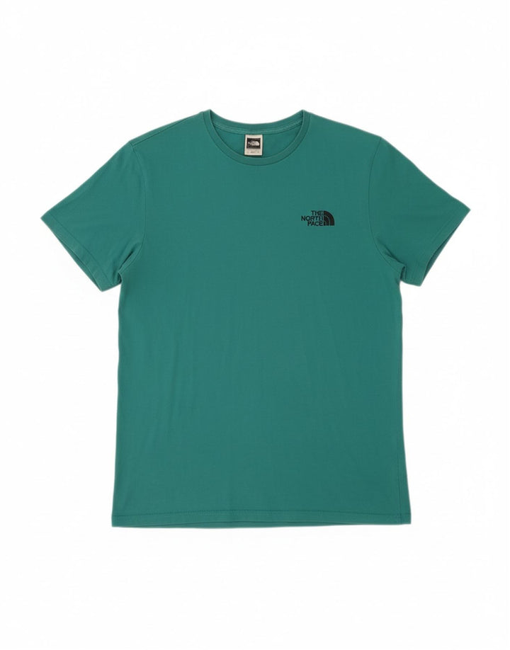 THE NORTH FACE Mens T-Shirt Top Medium Green Cotton