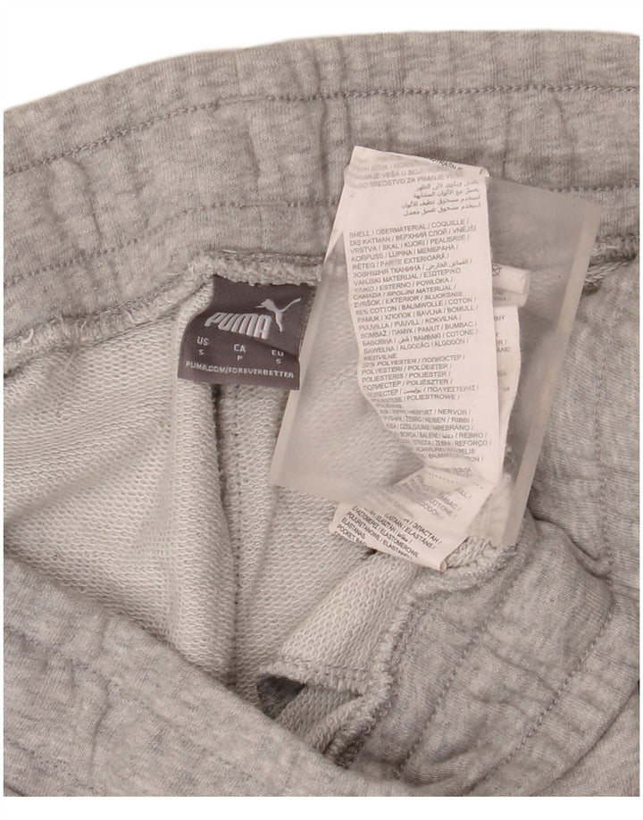 Puma Grafisk træningsdragt Bukser til kvinder Joggers UK 10 Små Grå Flecked