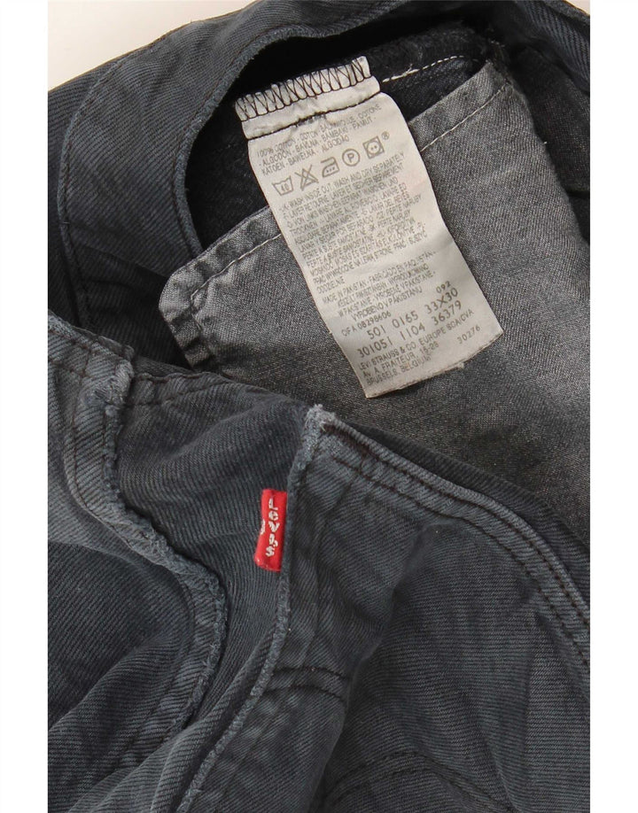 Levi's denimshorts til kvinder W33 Mellem marineblå bomuld