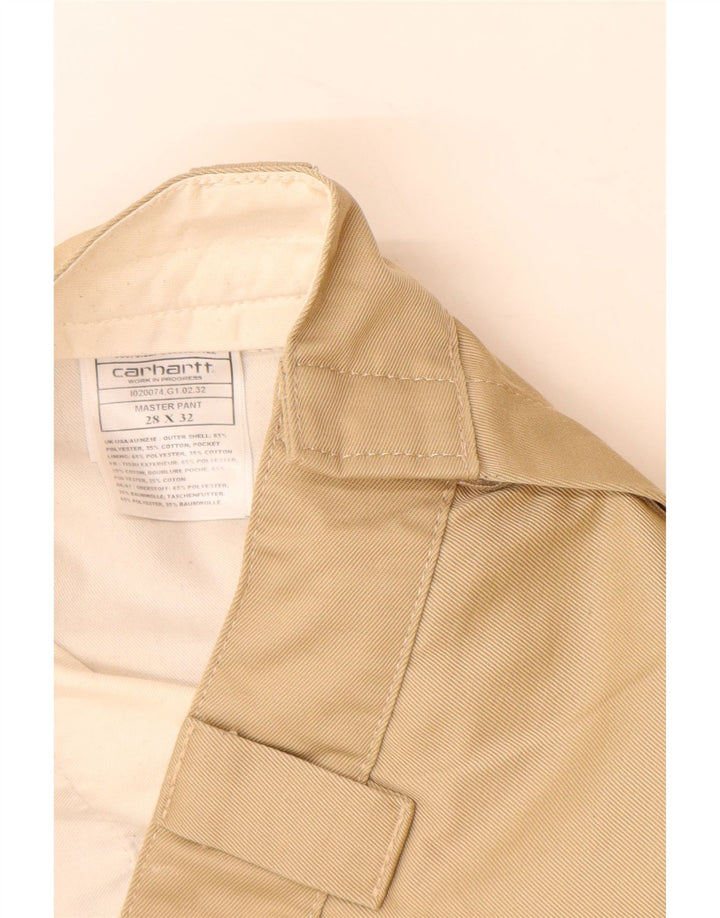 CARHARTT Slim Chino Bukser til mænd W28 L30 Beige Polyester