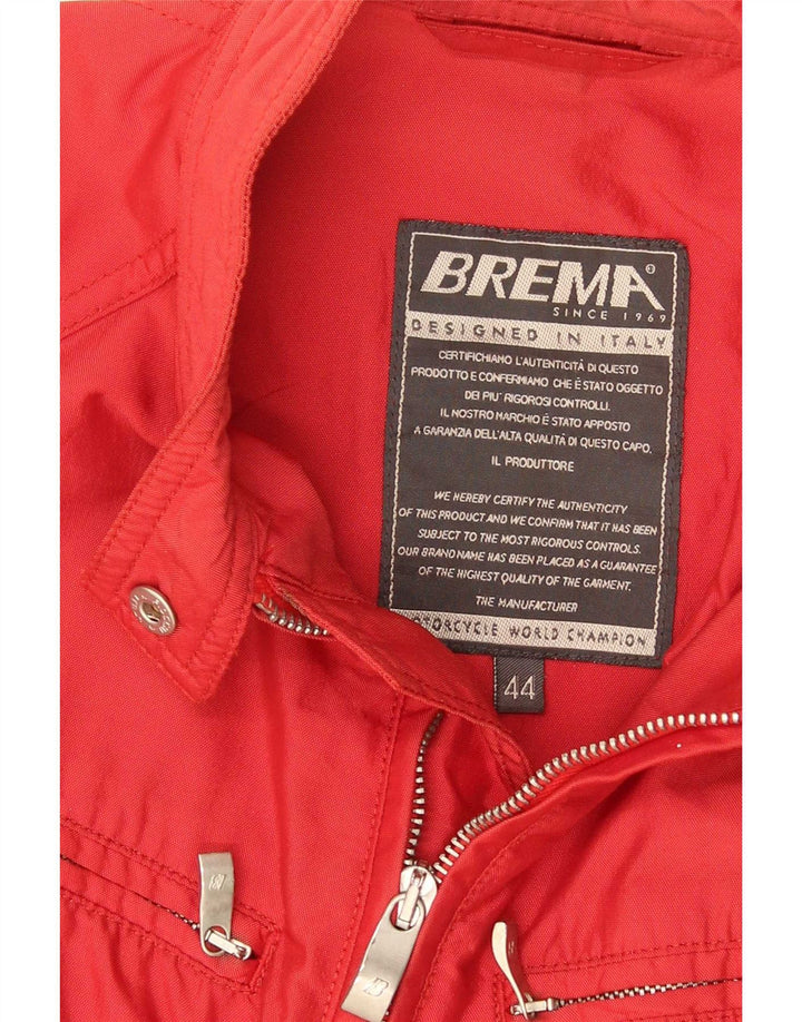 Brema Dame Biker Jacket IT 44 Medium Rød Polyamid