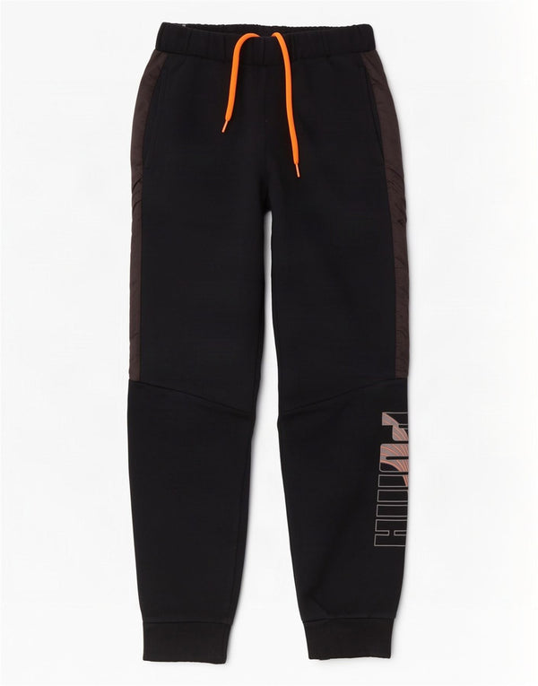 Puma Herre grafisk træningsdragt Bukser Joggers Small Black Colourblock Bomuld