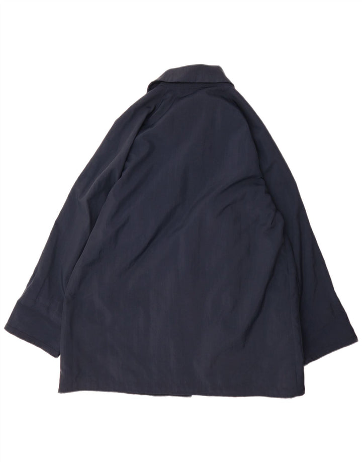 Les Copains Dame Blue Eagle Oversized Utility Jacket IT 44 Medium Navy