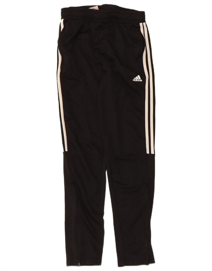 Adidas Drenge Træningsdragt Bukser 13-14 År Sort Polyester