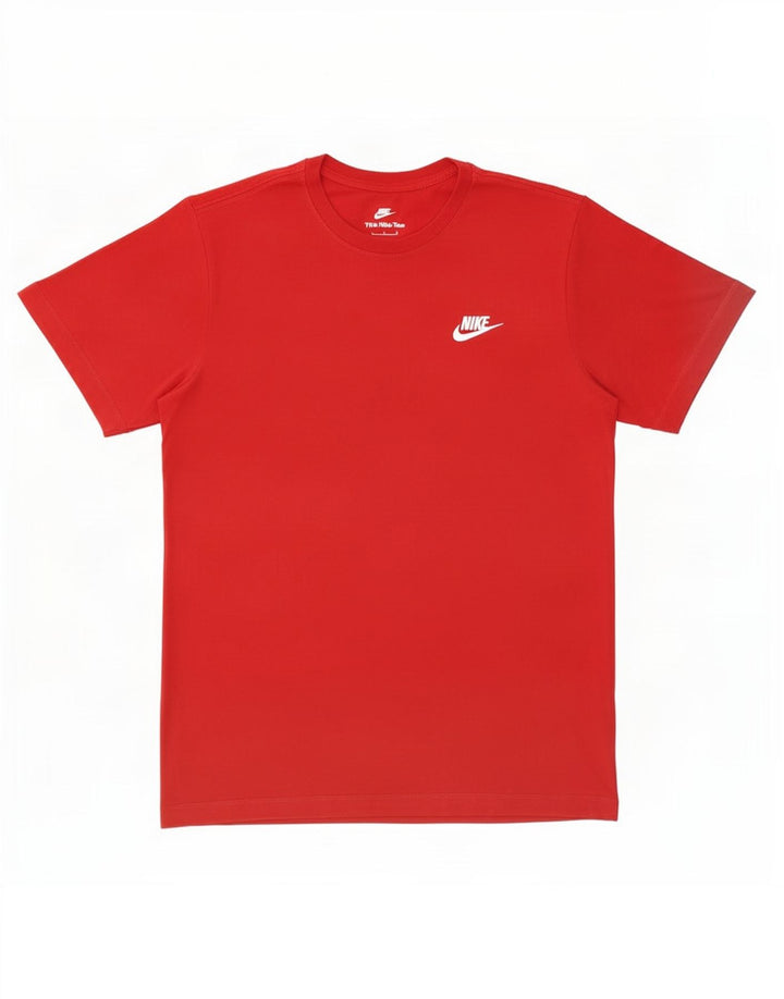 Nike Herre T-shirt Top Medium Rød Bomuld