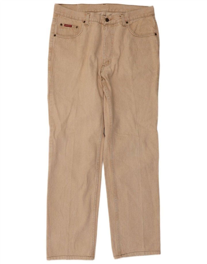 Carrera Straight Jeans til mænd W38 L32 Beige Bomuld