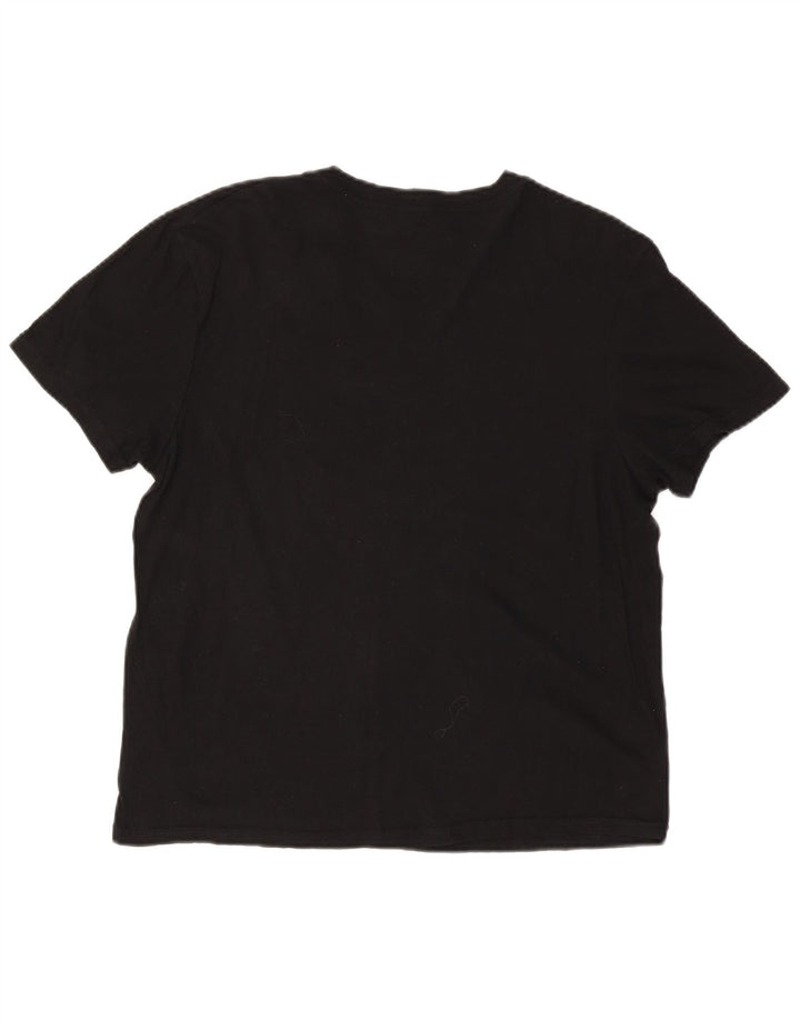 Levi's T-shirt top til kvinder EU 42/44 Stor sort bomuld