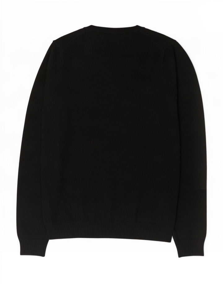 Marks & Spencer Herre V-hals sweater XL Sort lammeuld