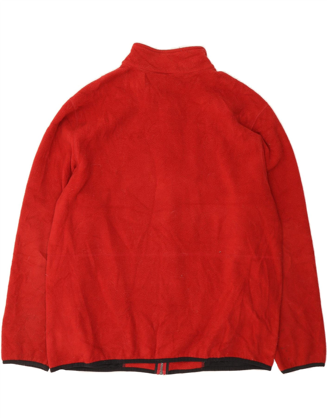 IZOD Mens Fleece Jacket UK 40 Large Red Polyester Vintage Izod and Second-Hand Izod from Messina Hembry 