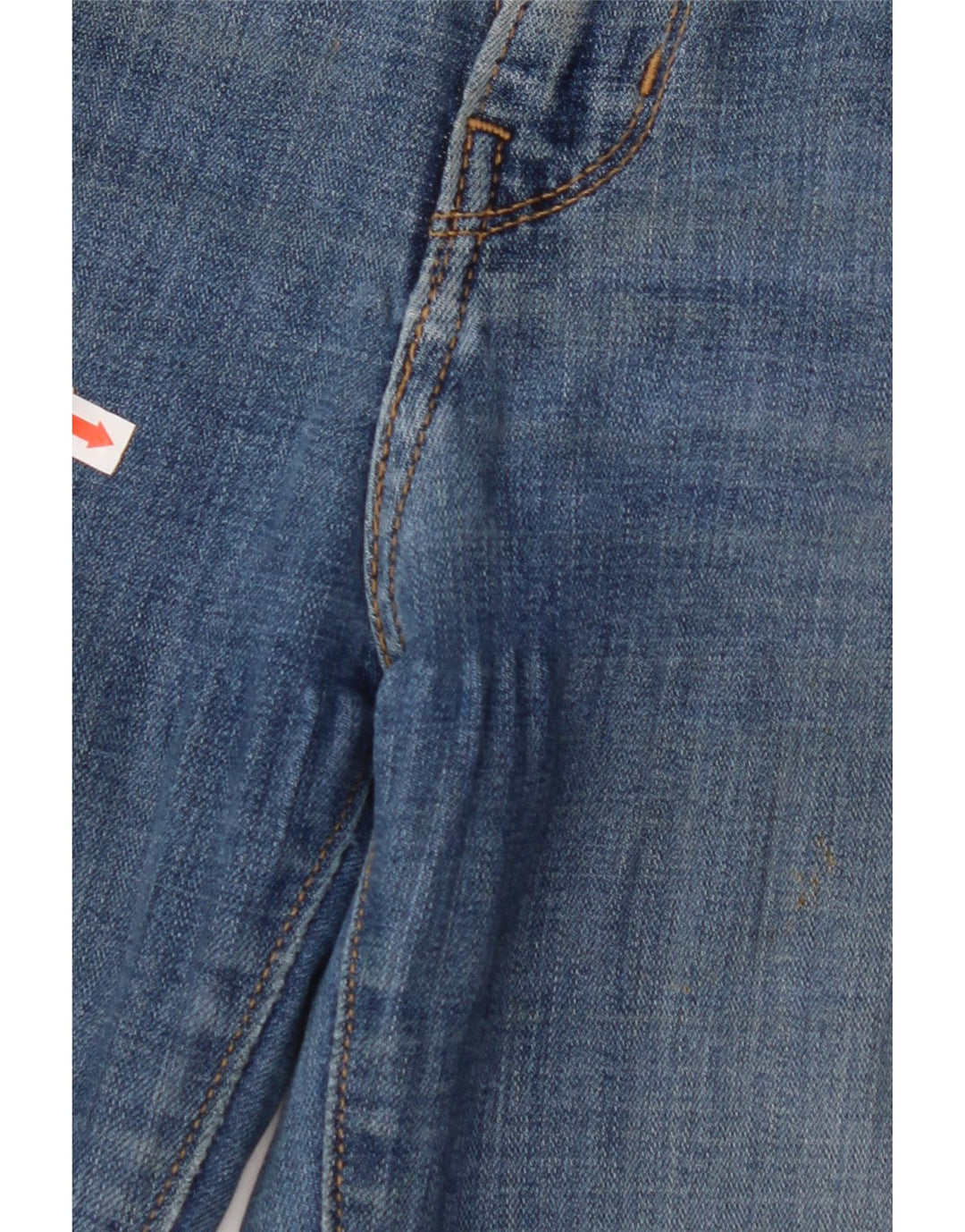 LEVI'S Dame 721 Skinny Jeans med høj talje W25 L30 Blå Bomuld