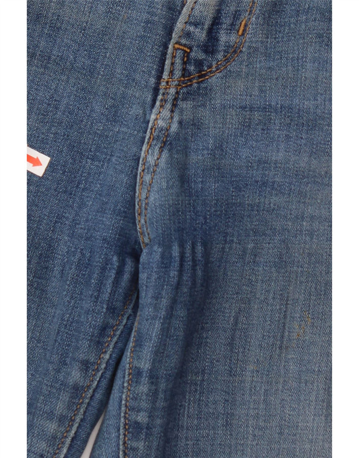 LEVI'S Dame 721 Skinny Jeans med høj talje W25 L30 Blå Bomuld