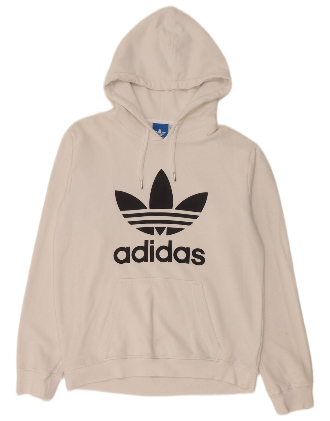 Adidas Grafisk hættetrøje til mænd Medium hvid bomuld