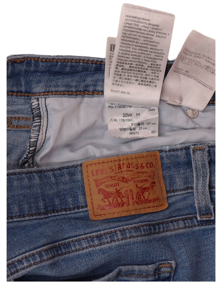 LEVI'S Womens 414 Classic Fit Straight Jeans US 20 3XL W40 L30 Blå Bomuld