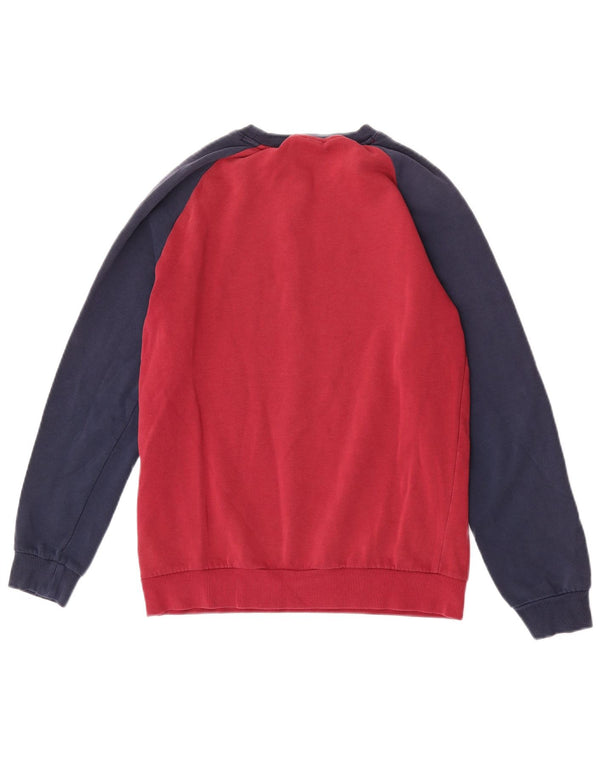 Adidas Drenge Three Stripes Grafisk T-Shirt Top 13-14 år Rød Colourblock