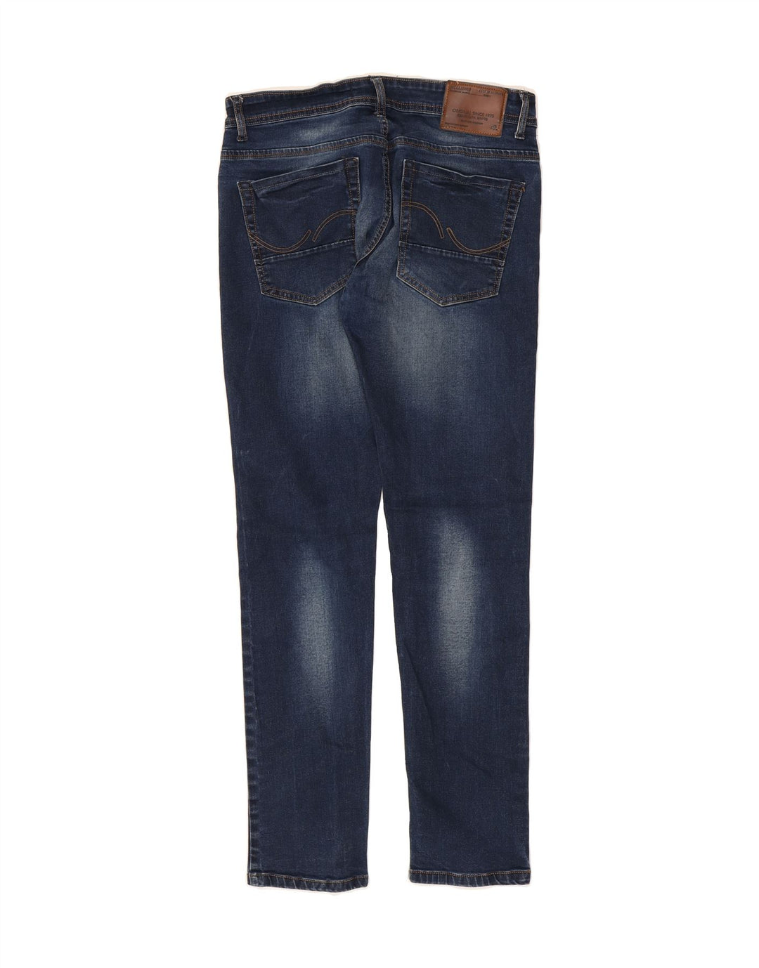 JACK & JONES Mens Slim Jeans W34 L34 Blue Vintage Jack & Jones and Second-Hand Jack & Jones from Messina Hembry 