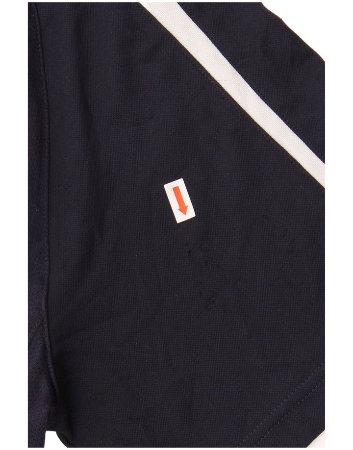 PUMA Grafisk T-shirt til mænd, mellemblå marineblå Colourblock Polyester