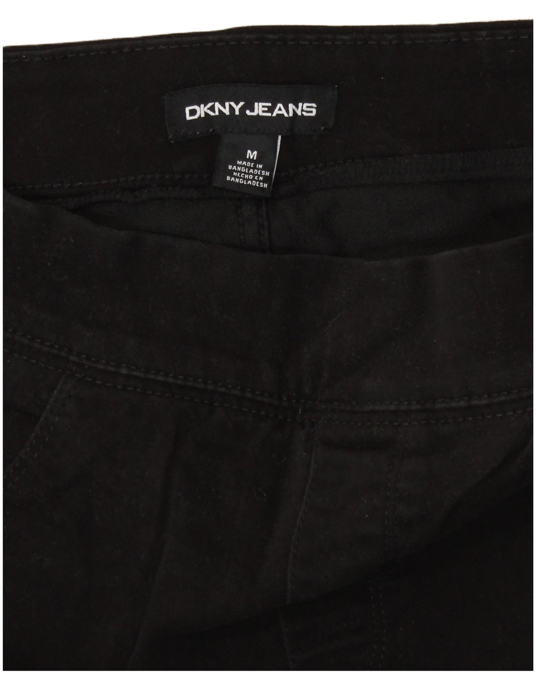 Dkny Dame Denim Shorts Medium W30 Sort Bomuld