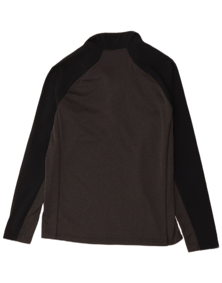 Columbia Herre lynlås hals top langærmet mellemgrå Colourblock Polyester