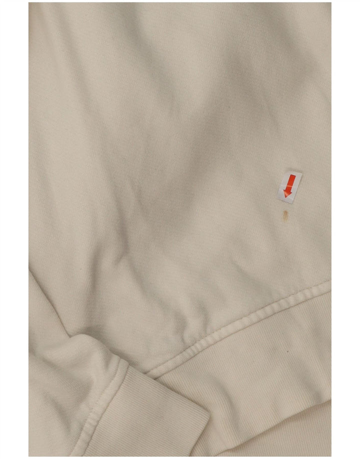 LEE Mens Graphic Sweatshirt Jumper Medium White Cotton