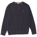 TIMBERLAND Herre Regular Fit Sweatshirt Jumper Stor marineblå bomuld