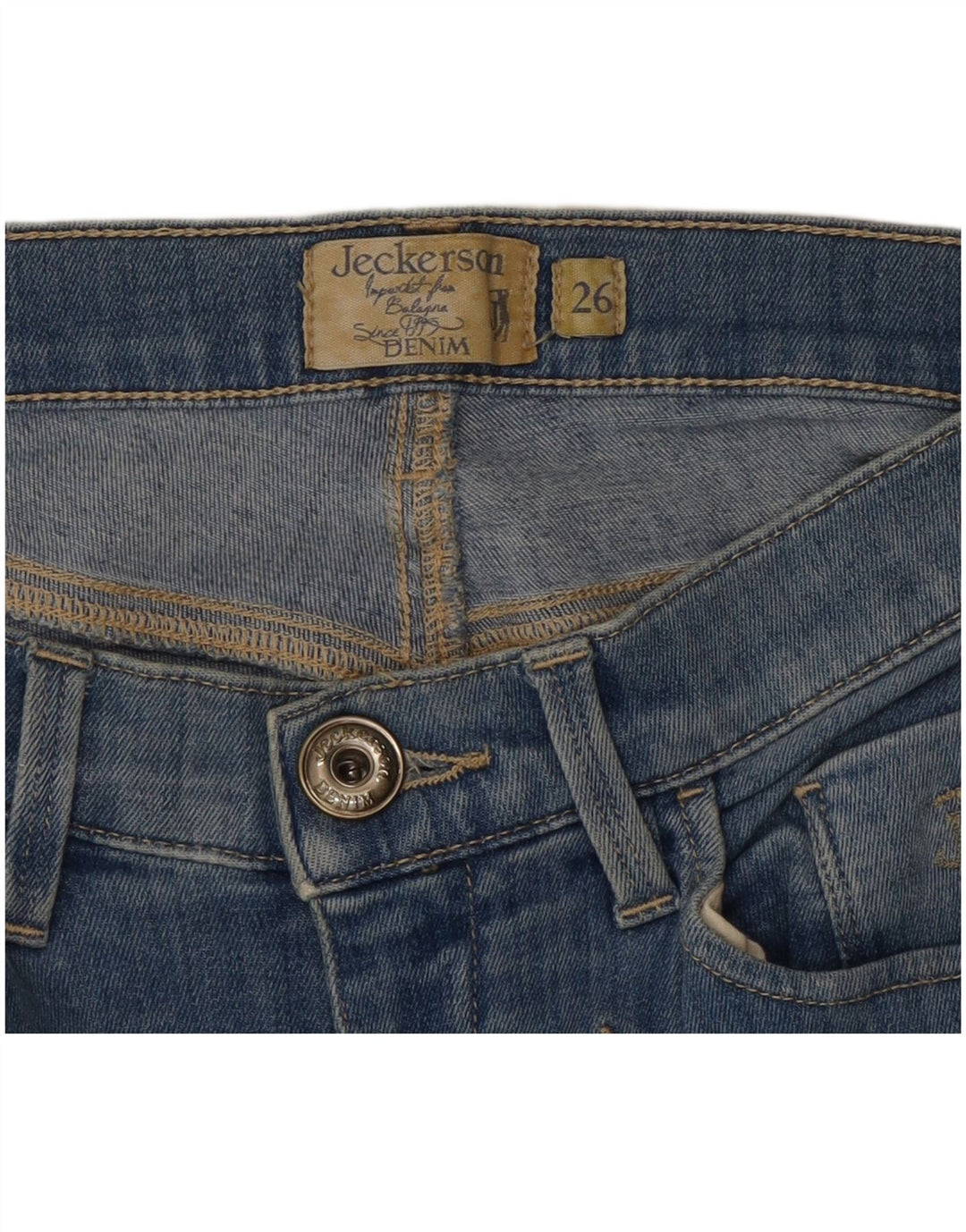 Jeckerson Dame Bootcut Jeans W26 L31 Blå Bomuld