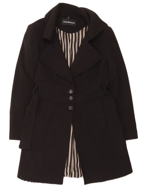 Roccobarocco Dame Overfrakke IT 48 XL Sort Polyester