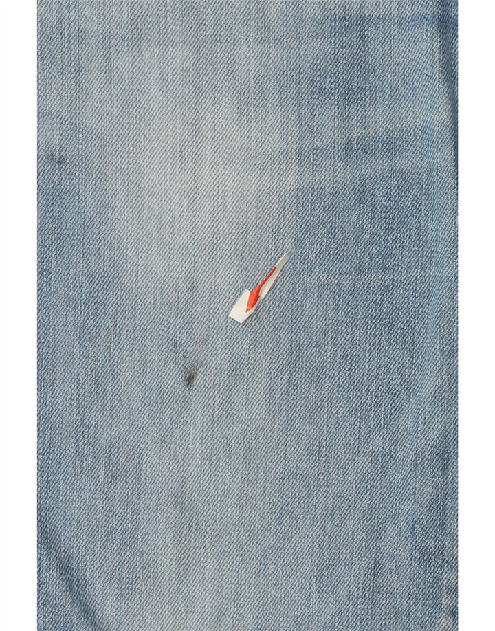 Levi's Dame 570 Straight Jeans W28 L30 Blå Bomuld