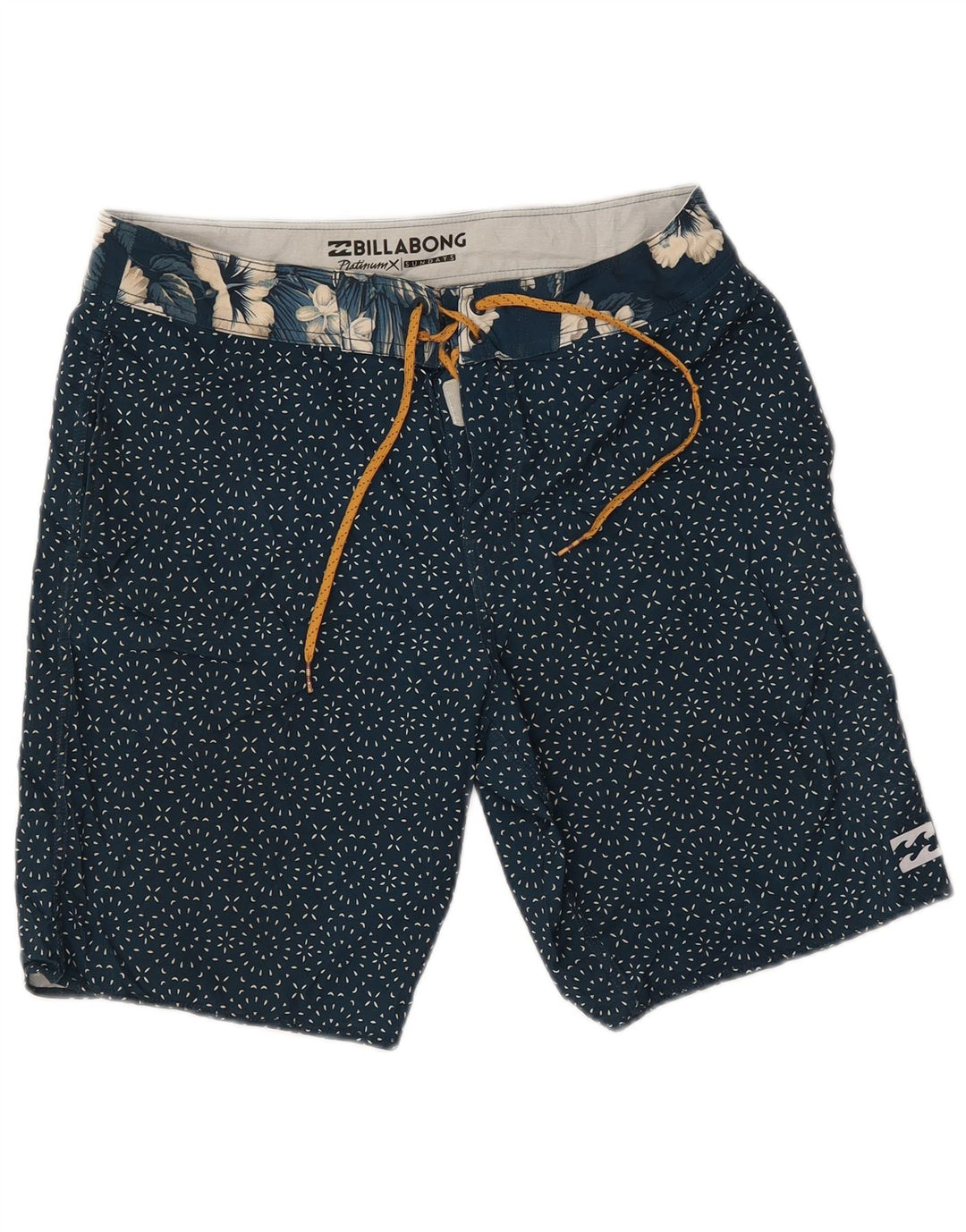 BILLABONG Badeshorts til mænd Medium marineblå plettet polyester