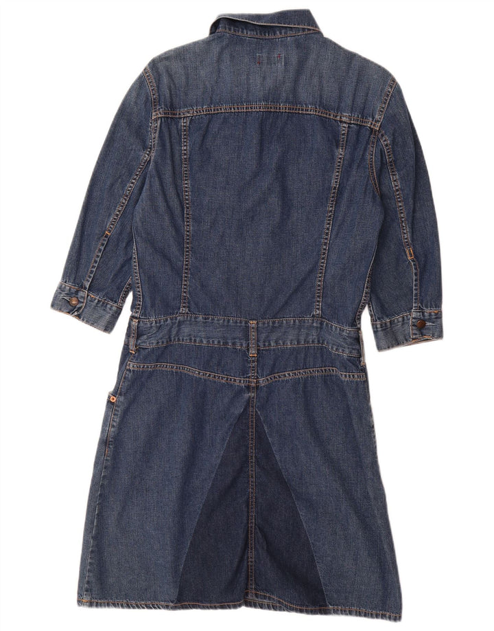 LEVI'S piger 3/4 ærmet pullover denimkjole 11-12 år mellemblå