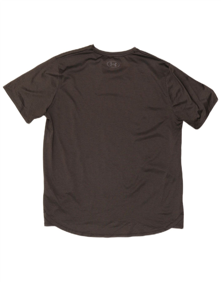 UNDER ARMOUR Herre T-Shirt Top Stor Grå Polyester