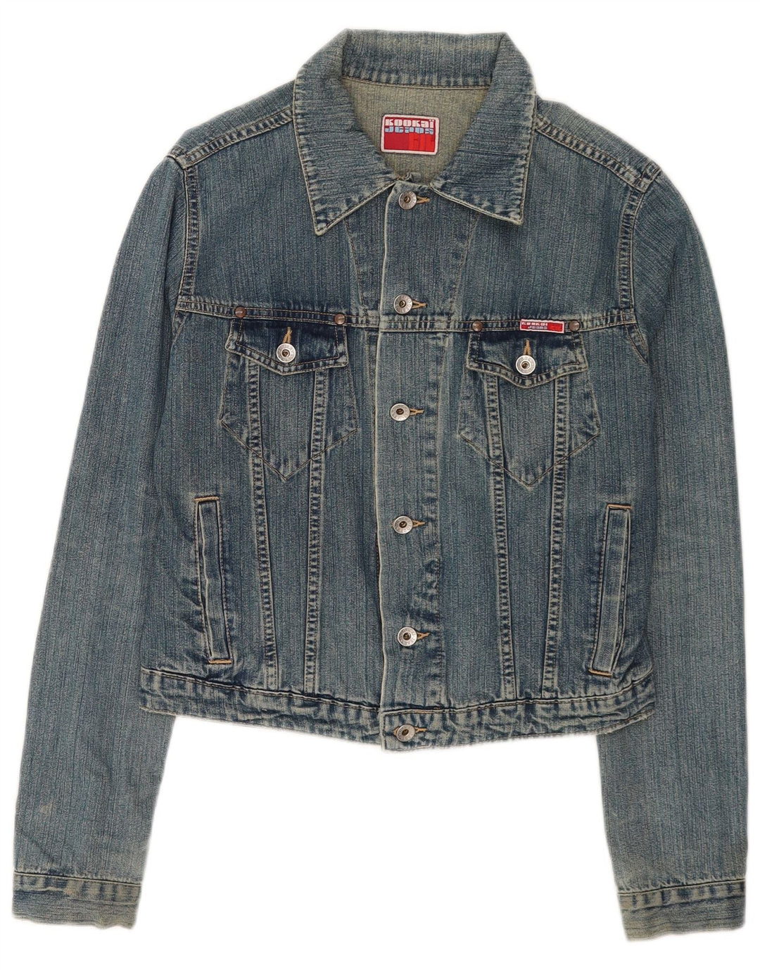 Kookai drenge denimjakke 11-12 år XL blå bomuld