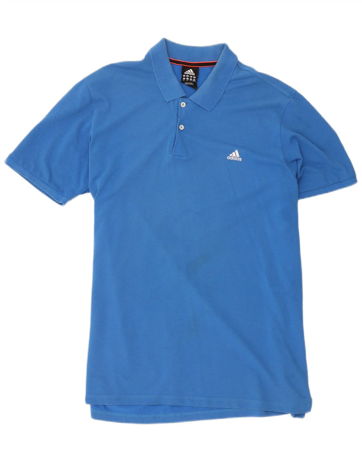 Adidas Herre Climalite Polo Shirt 2XL Blå Bomuld