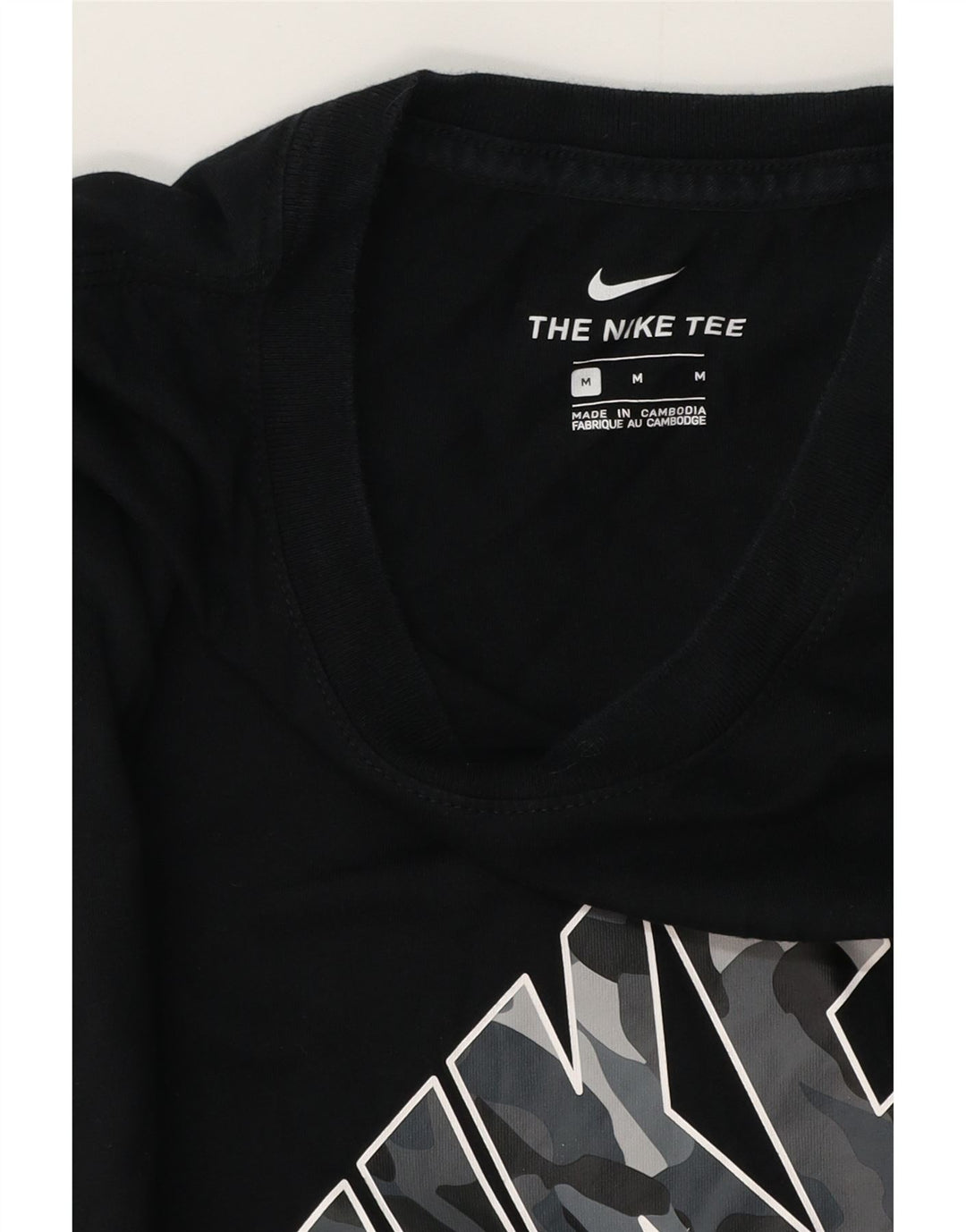 Nike grafisk t-shirt til mænd, medium sort