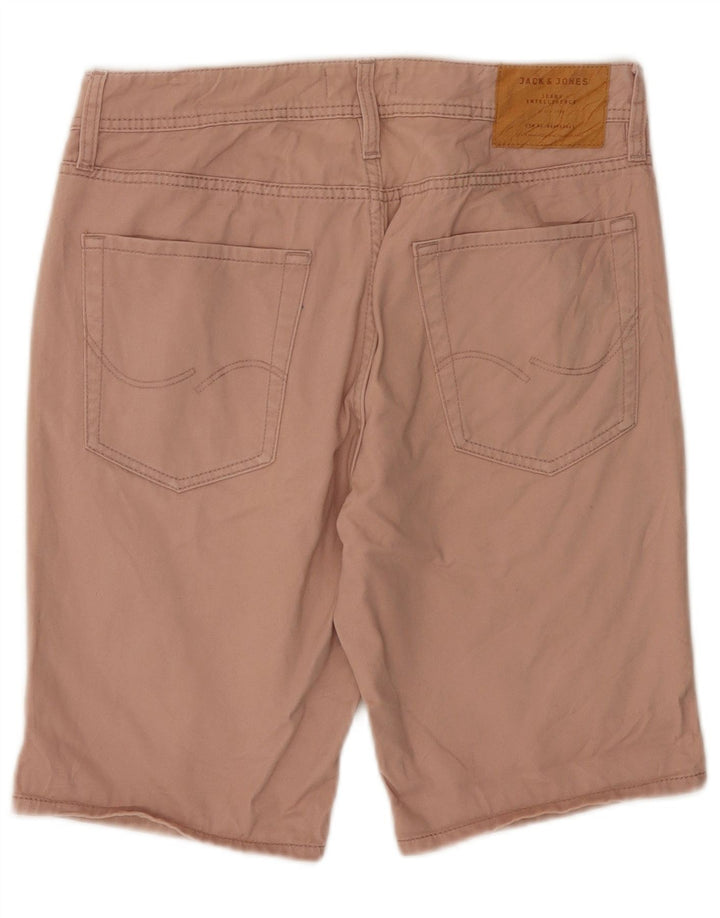 JACK & JONES Herre Regular Fit Chino Shorts Små W29 Pink Bomuld