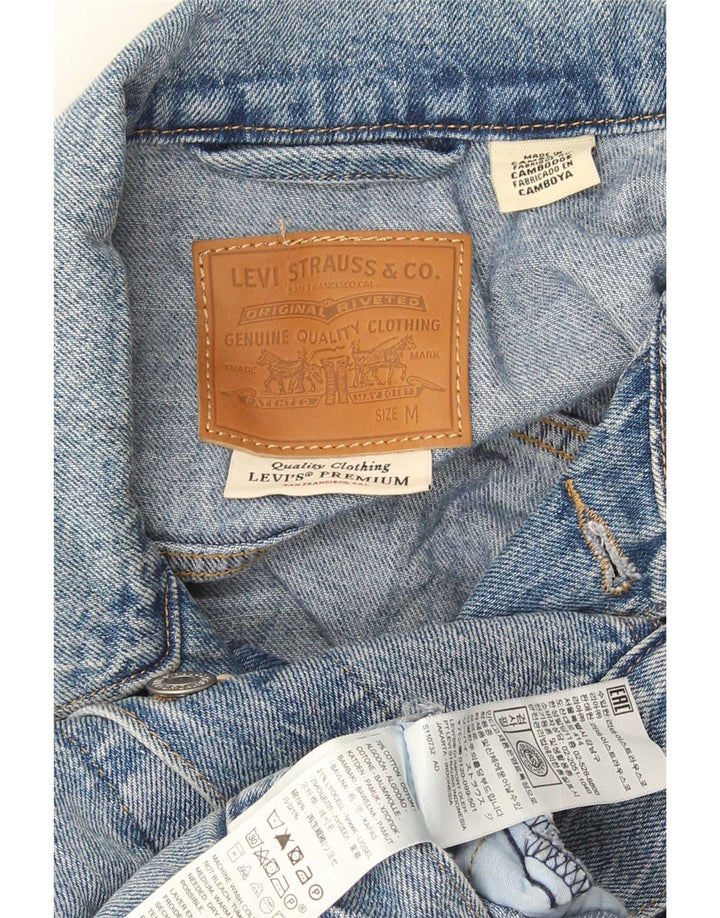 Levi's Herre denimjakke UK 38 Medium Blue Cotton