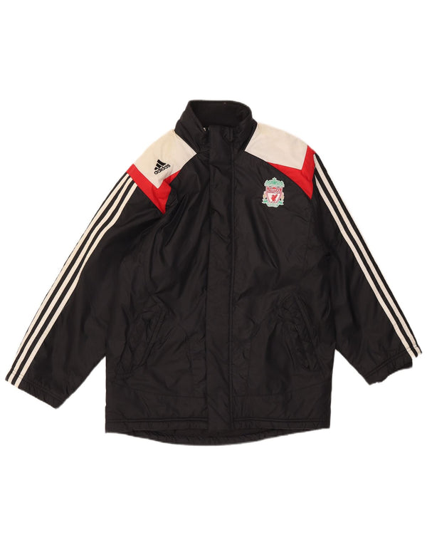 Adidas drenge grafisk polstret jakke 11-12 år Sort Colourblock Nylon