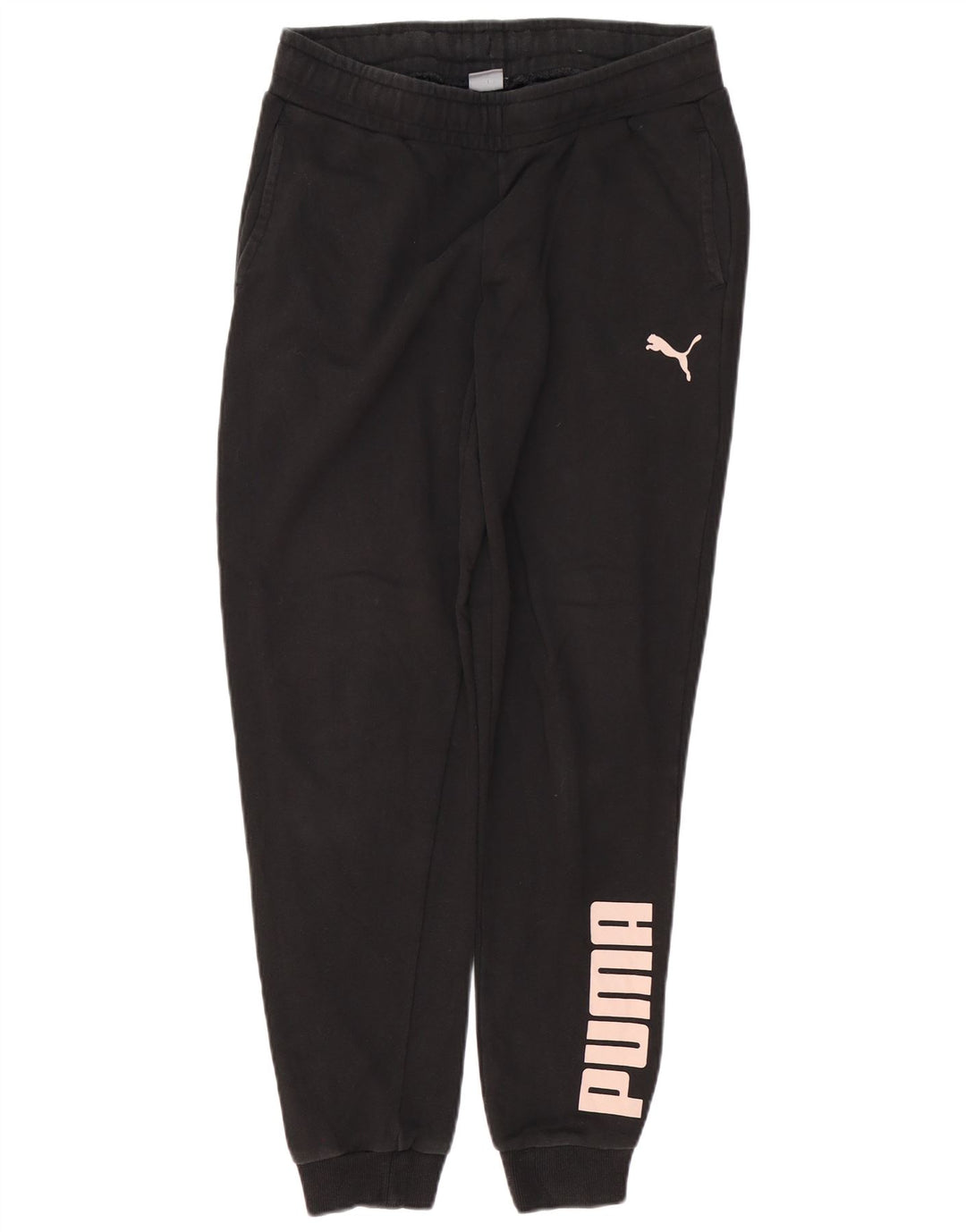 PUMA Grafisk træningsdragtbukser til kvinder Joggers UK 14 Medium Black