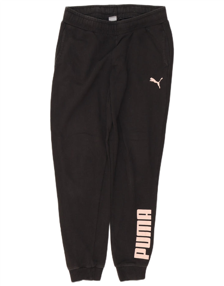 PUMA Grafisk træningsdragtbukser til kvinder Joggers UK 14 Medium Black
