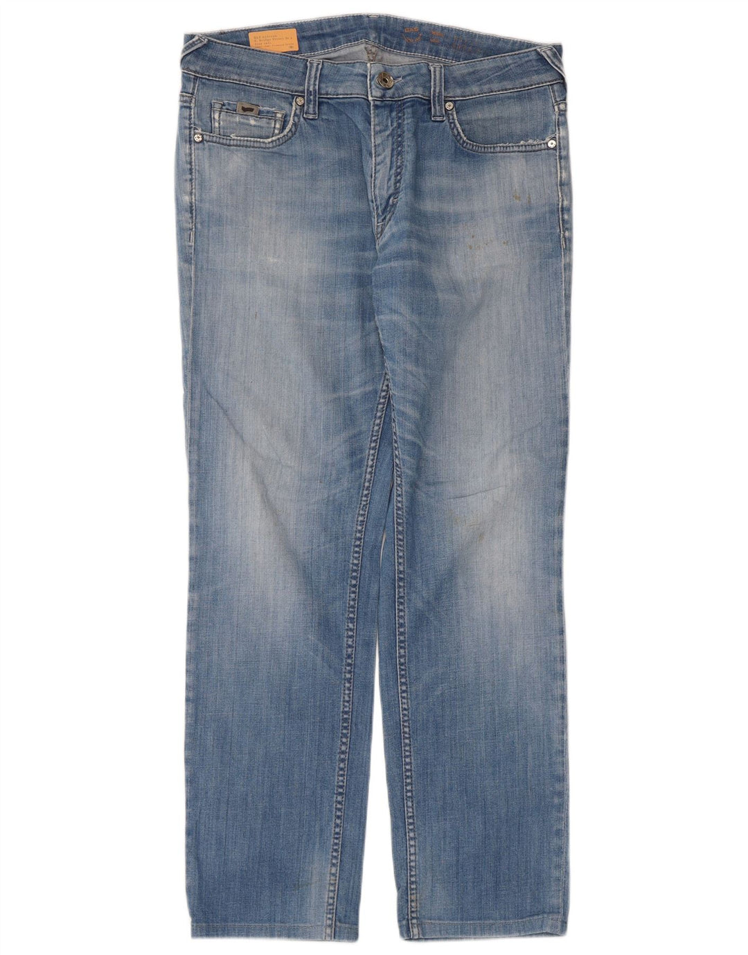 Gas Straight Jeans til kvinder W34 L29 Blå