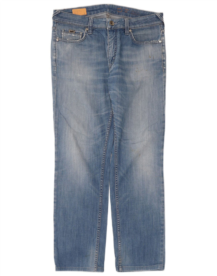 Gas Straight Jeans til kvinder W34 L29 Blå
