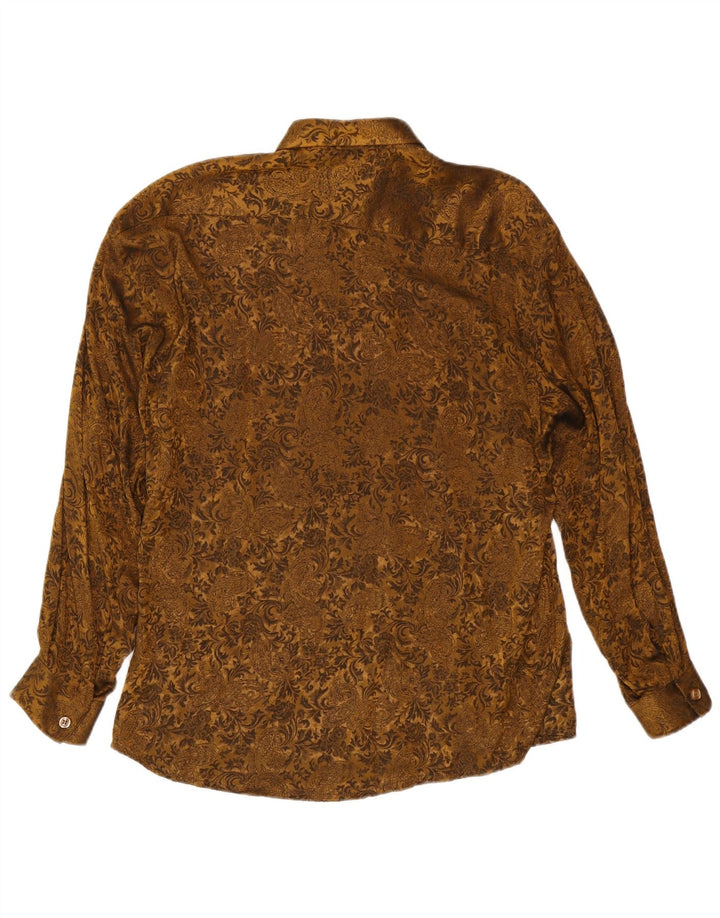 Tipo'S Herreskjorte Medium Brun Paisley Viscose