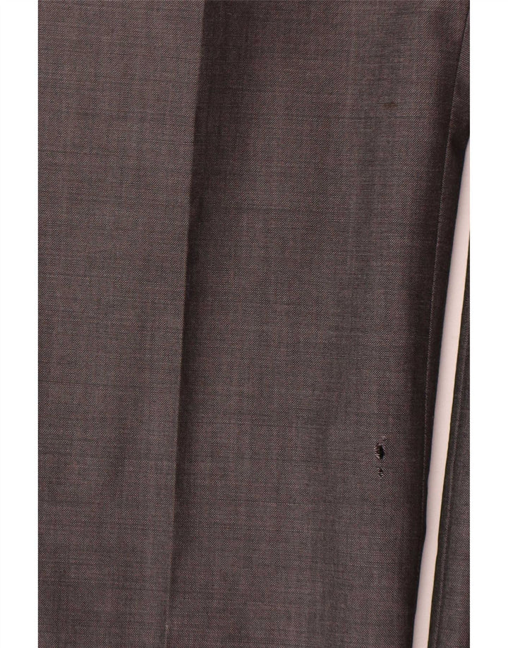 Marks & Spencer Herre Autograph Straight Suit Bukser W32 L31 Grå Uld