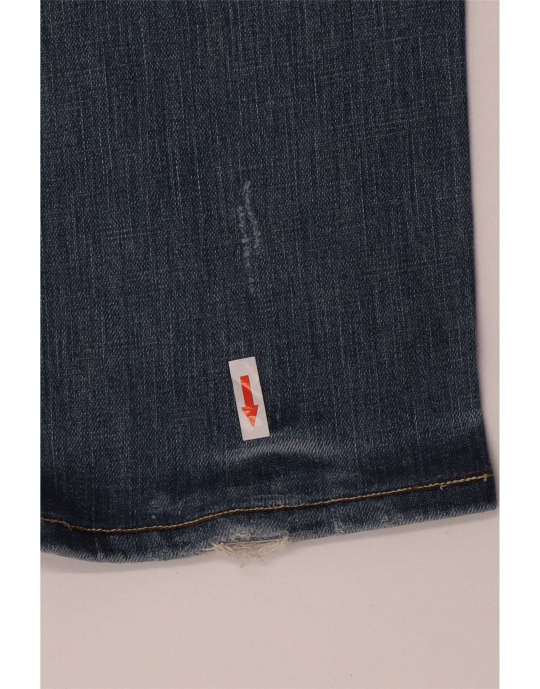 Diesel Dame Ronhar Straight Jeans W32 L34 Blå Bomuld